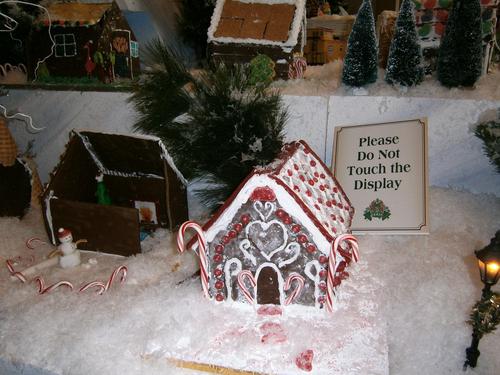 Employee made gingerbread houses #14