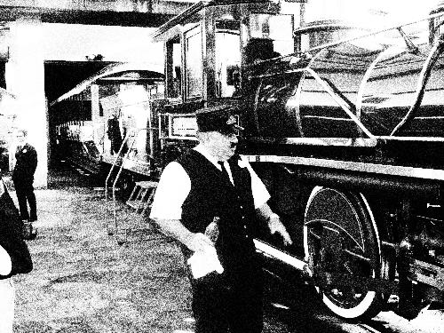 Grainy film steam train #2