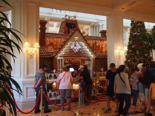 Gingerbread house in the Grand Floridian hotel
