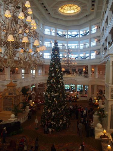 Christmas tree at the Grand Floridian hotel #5
