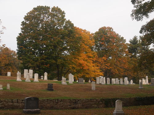 Fall in the Andover cemetery #4