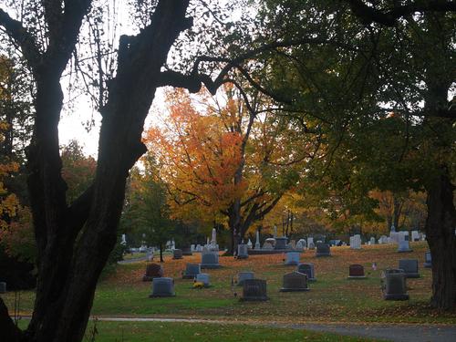 Andover cemetary in fall #10