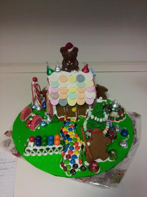 Co-worker's gingerbread house