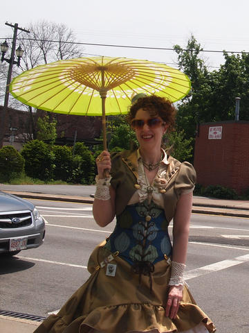 Steampunk with parasol