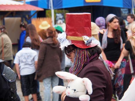 Mad Hatter and rabbit