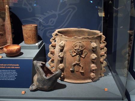 Mayan bowl and wolf cup