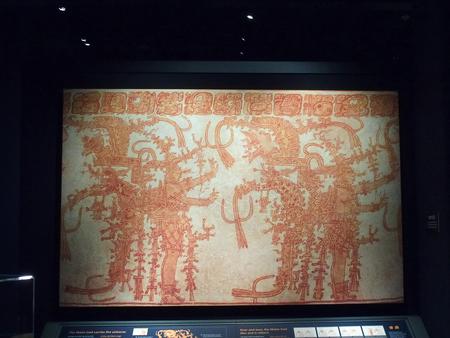 Mayan wall painting