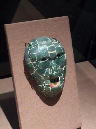 Mayan face mosaic