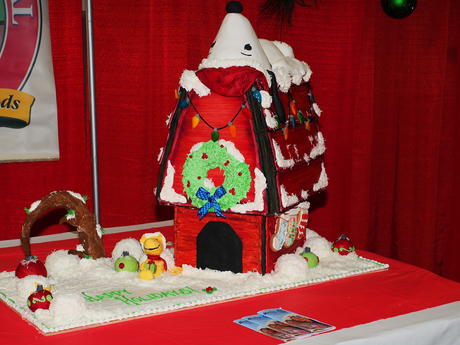 Snoopy gingerbread house #3
