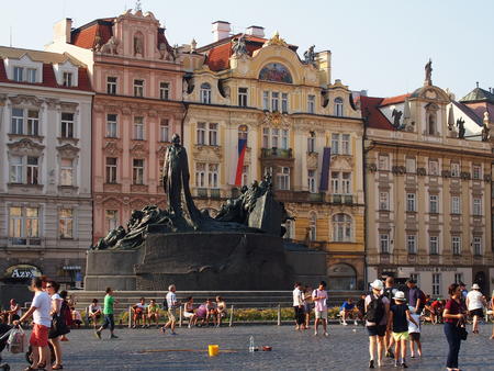 Statue in old town square