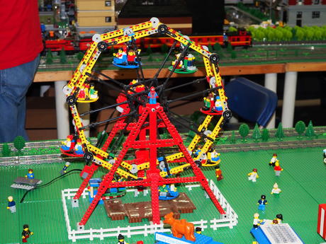 Lego railroad ferris wheel