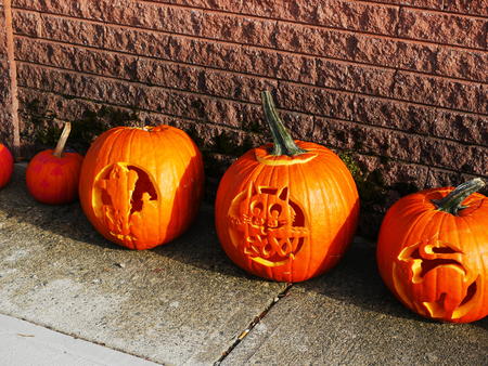 Carved pumpkins #22
