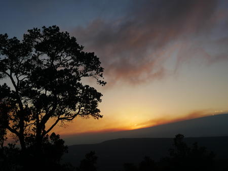 Sunset at Volcano National Park