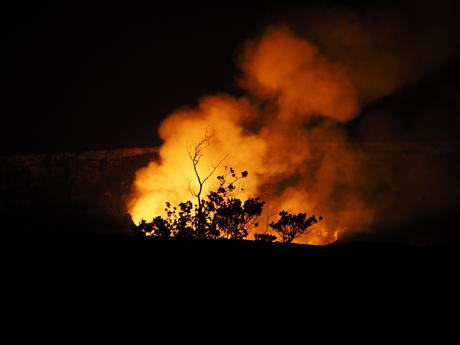 Volcano at night #2