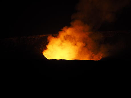 Volcano at night #3