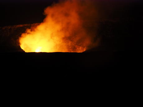 Volcano at night #4