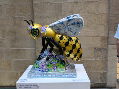 Manchester Art Gallery worker bee