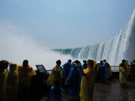 Horseshoe falls from Behind the Falls #5