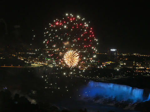 Niagara Falls fireworks #8