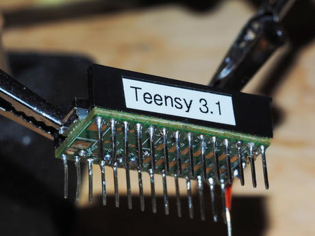Teensy 3.1 with stacking header