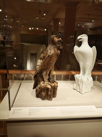 Japanese Eagle, 1680-1700 and Meissen Eagle, 1706-1768