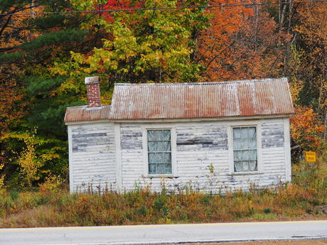 Old house in fall