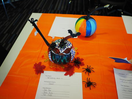 Pumpkin decorating contest at work #2