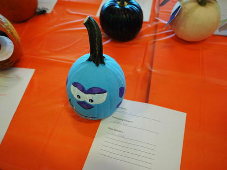 Pumpkin decorating contest at work #11