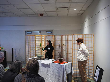 Ikenobo presentation by Wendy Folmer and Rebecca Olofsson