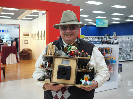 Me with my Steampunk camera used for Watch City #2