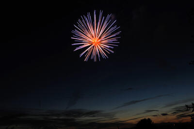 Fireworks at Fruitlands Museum #17