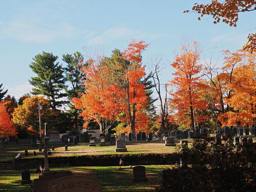 Fall in the West Parish Garden Cemetary #9