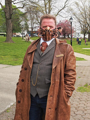 Steampunk with mask