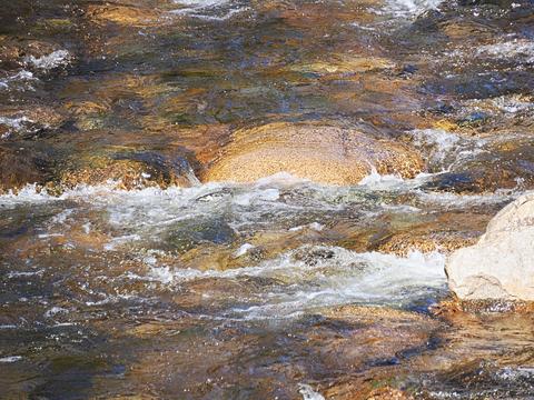 Swift river flow at the Kancamagus highway #2