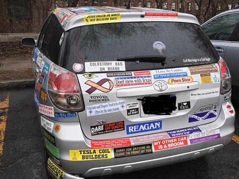 Lots of bumper stickers #2