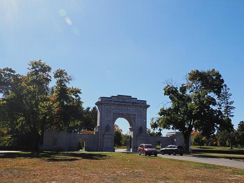 West Parish Garden Cemetery gate