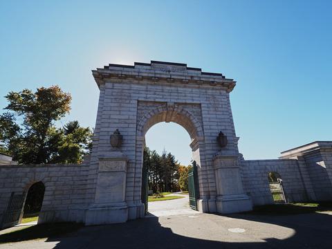 West Parish Garden Cemetery gate #2