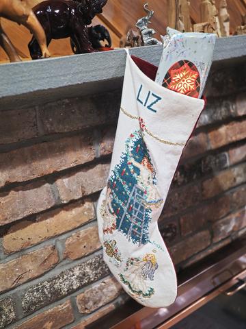 Liz's stocking after Santa came