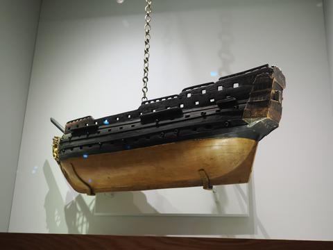 Votive ship model from a church, 1700s