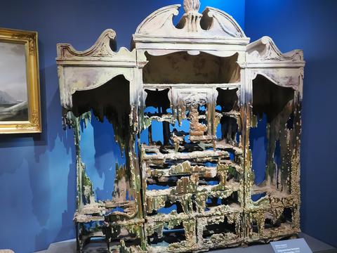 Shipwrecked Armoire with barnacles, 2012