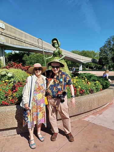 Liz and I at EPCOT