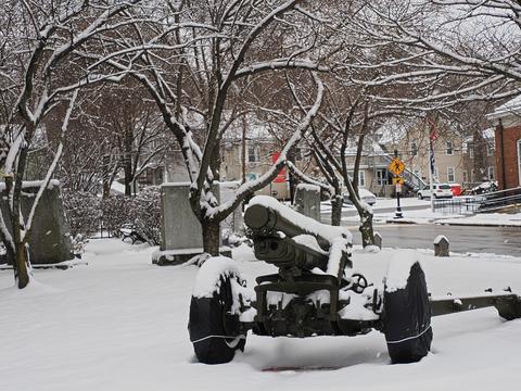 Snow covered gun #2