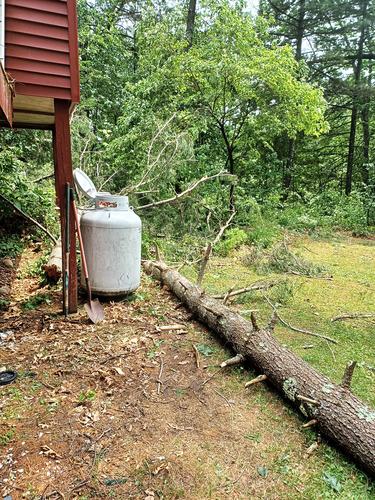 Propane tank damage