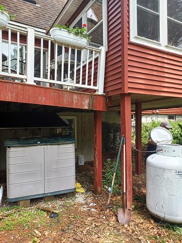 Deck damage #2