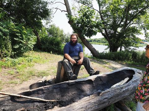 Canoe building #2