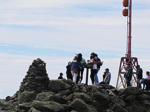 Tourists on Mount Washington #5