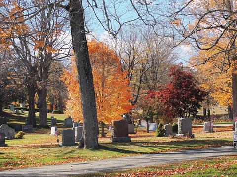 Fall at the West Parish Garden Cemetery in Andover MA. #8