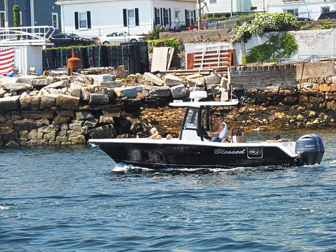 Boating family