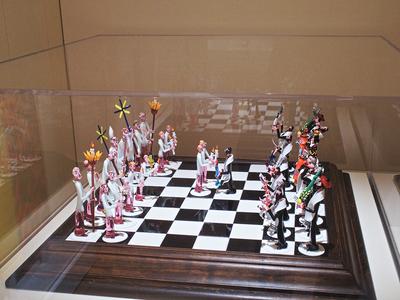 Chasidim-Franciscan Chess Set, 1983, by Gianni Toso