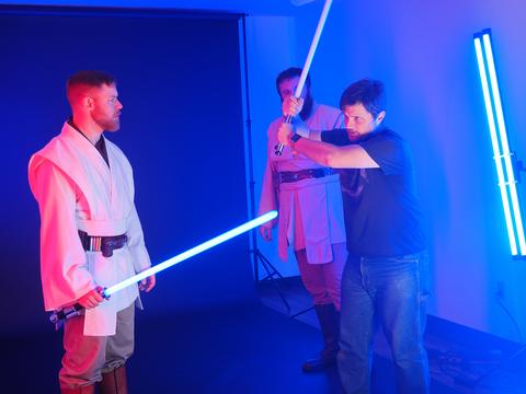 Behind the scenes at the cosplay shoot #4